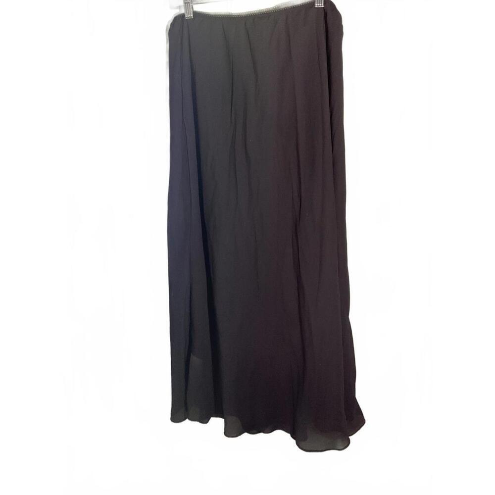 Long Lined Chiffon Skirt  Romantic Goth, Goth Witchcore -  Large/XL